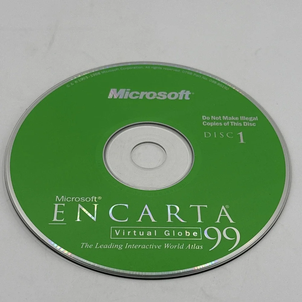 Microsoft Encarta Virtual Globe‎ 1999 The Interactive World Atlas